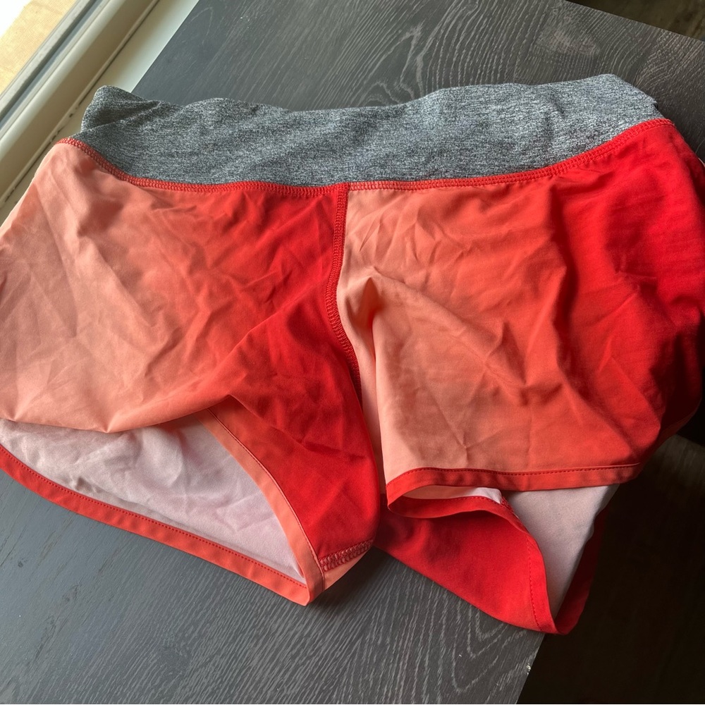 Rabbit orange 3” running shorts orange small